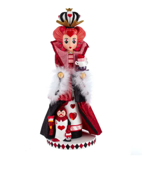 Hollywood Queen Of Heart Nutcracker, 17.5"