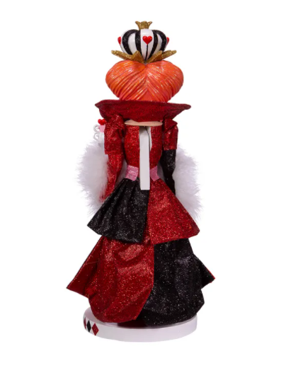 Hollywood Queen Of Heart Nutcracker, 17.5"