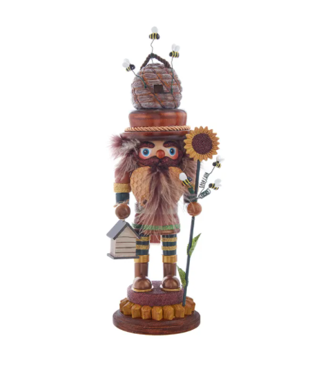 Hollywood Bee Keeper Nutcracker, 15"