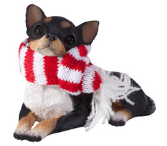 Chihuahua Tri Color Dog Ornament