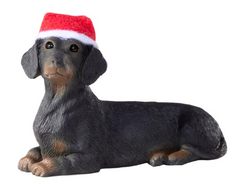 Dachshund Black Dog Ornament