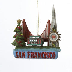 Resin San Francisco Ornament 3.5