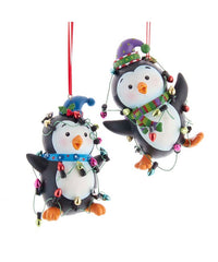Penguin With Lights Ornament