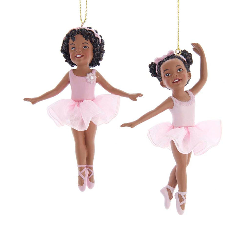 Black Ballerina Girl 2 Assorted 4.25"