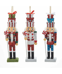 Hollywood Giftbox Hat Nutcracker Ornament, 6