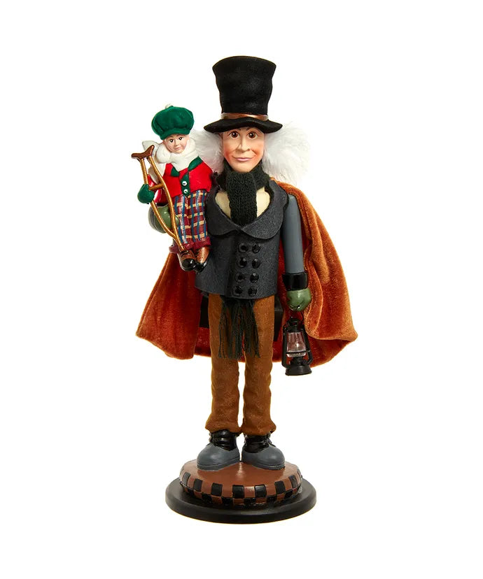 Hollywood Bob Cratchit and Tiny Tim Nutcracker, 17"