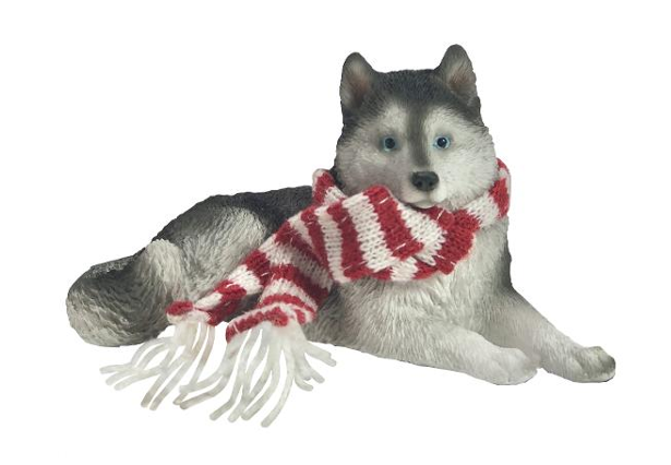 Siberian Husky Dog Ornament